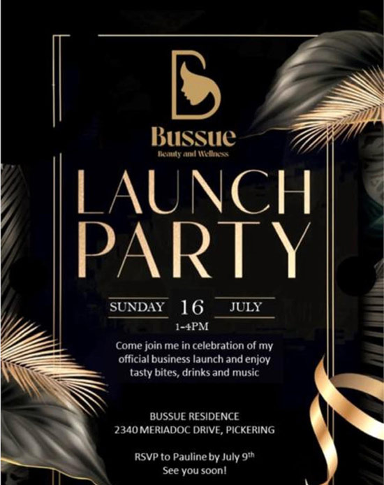 Join me in congratulating Pauline Bussue on launching her new business, Bussue Health and Wellness
