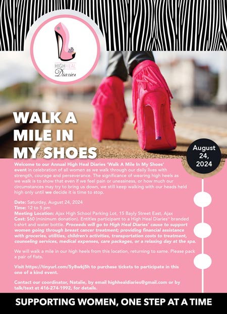 Walk a mile in my shoes, Natalie Wilson poster